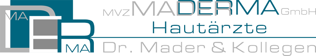 Logo Maderma Hautärzte Kasse & Privat · Hautarzt Maderma Xanten Dermatologie-Praxis · Dr. Mader & Kollegen KV. Kasse & Privat